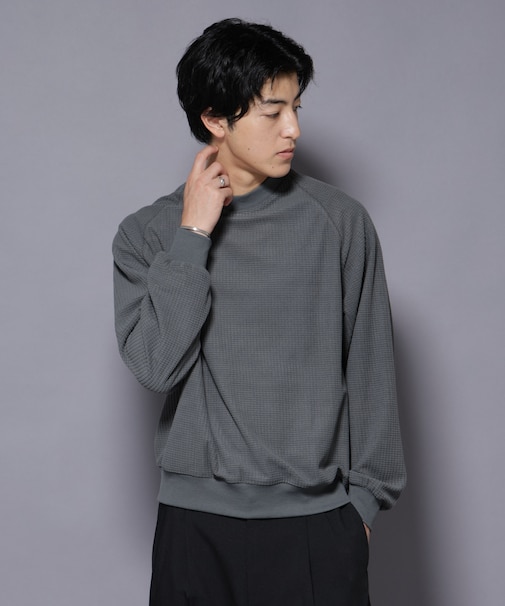 NORMANBROS別注 ワッフルフリース 長袖