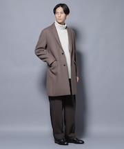 ウール／Nメルトンチェスターコート