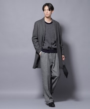 ウール／Nメルトンチェスターコート