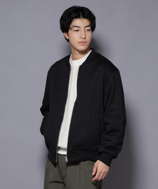 ニットフリースZIPブルゾン(セットアップ可)