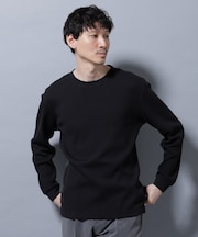 アンチスメルワッフルTシャツ 長袖