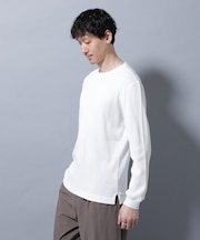 アンチスメルワッフルTシャツ 長袖