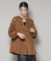 前後2wayジャガードブラウス