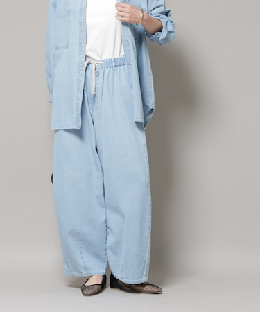 ドロストデニムパンツ(セットアップ可)