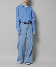 ワイドデニムパンツ