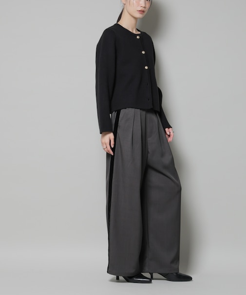 ベルベッドサイドラインパンツ