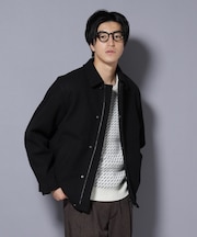 テックメルトンショートブルゾン