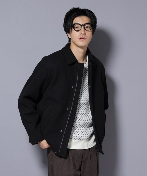 テックメルトンショートブルゾン