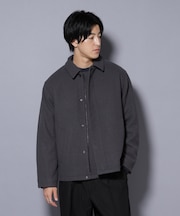 テックメルトンショートブルゾン