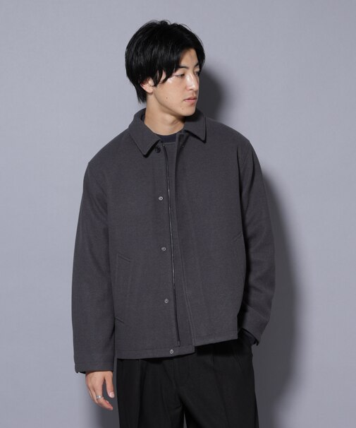 テックメルトンショートブルゾン