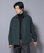 テックメルトンシャツブルゾン