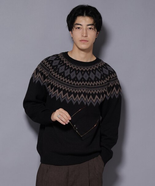 モールヤーンノルディックニット