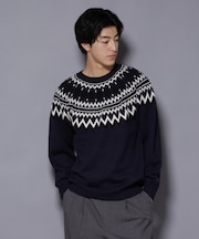 モールヤーンノルディックニット