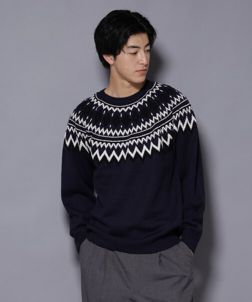 モールヤーンノルディックニット