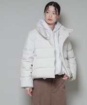 ボリュームネックダウンショートコート