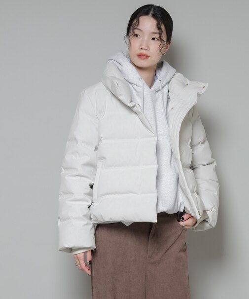 ボリュームネックダウンショートコート