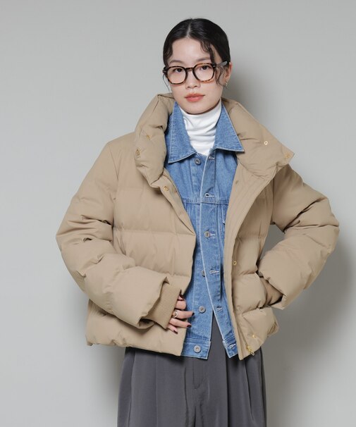 ボリュームネックダウンショートコート