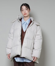 Aラインミドルダウンコート