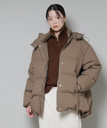 Aラインミドルダウンコート