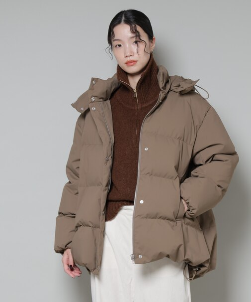 Aラインミドルダウンコート