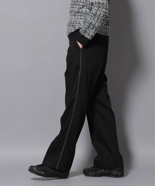 ウォーム側章ストレートスラックス