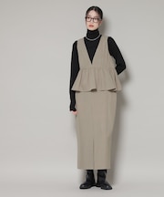 前後2wayフレア切り替えワンピース