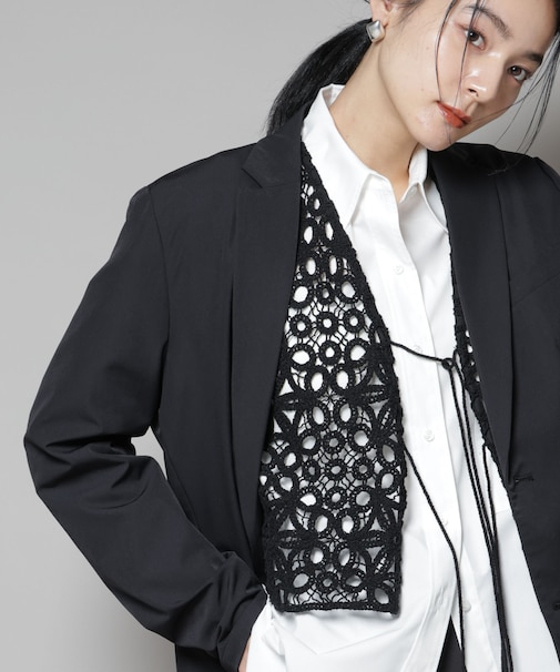 コットンコードレースジャケット