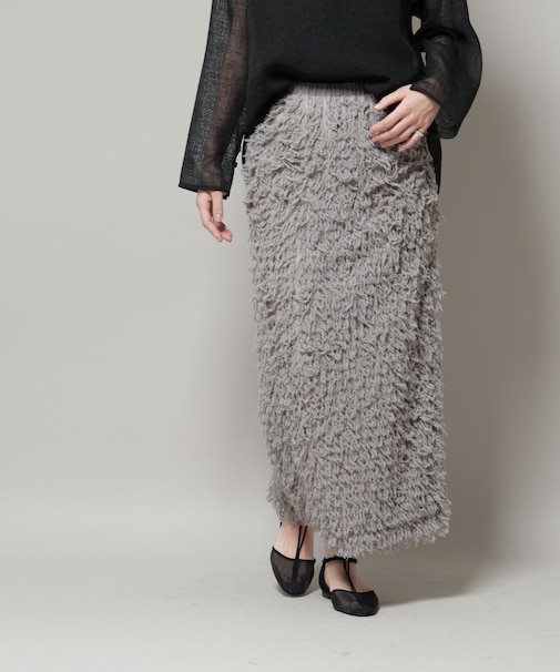 フリンジタイトスカート