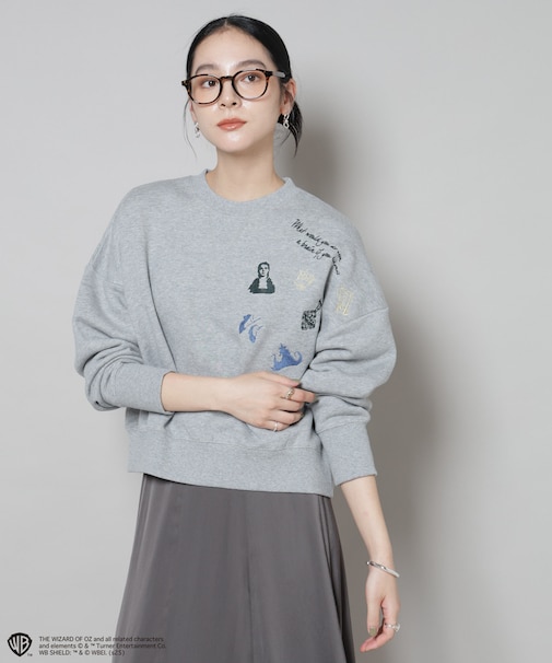 THE WIZARD OF OZ 刺繍スウェットトップス