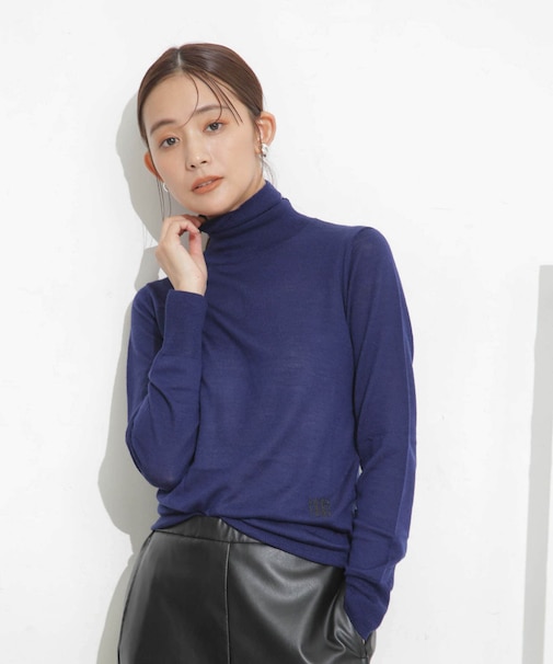 BAUM UND PFERDGARTEN/Merino Knit タートルネック