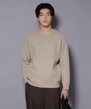 ウォッシャブル ダブルフェイスニット