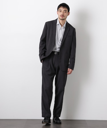 ポリエステルツイル セットアップ(洗濯機洗い可能)