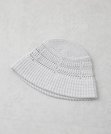RACAL/別注 Mesh Line Knit Bucket Hat