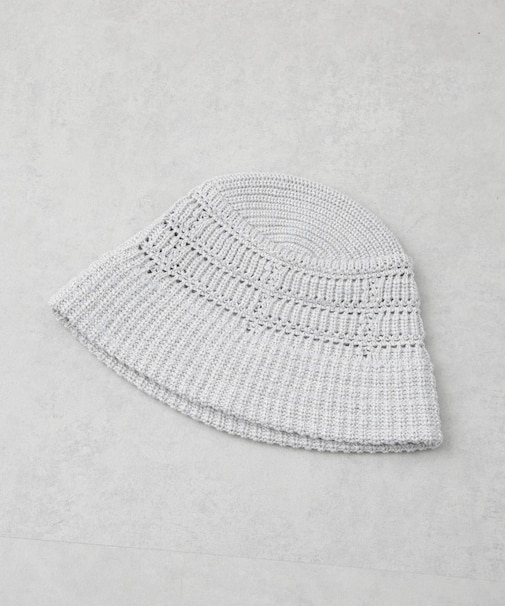 RACAL/別注 Mesh Line Knit Bucket Hat