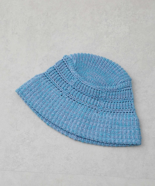 RACAL/別注 Mesh Line Knit Bucket Hat