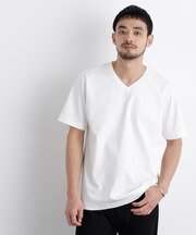 アンチスメル Vネック Tシャツ 半袖