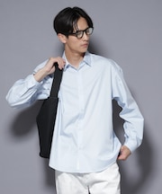 「大人のワイドシャツ」レギュラーカラー 長袖