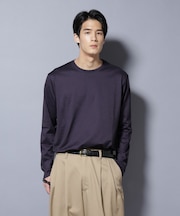 ソラーロライトストレッチクルーネックTシャツ 長袖