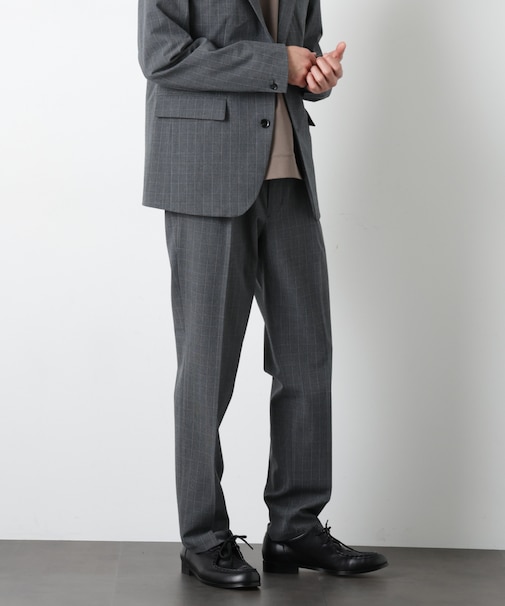 ALWAYS EASY ワンタックスラックス(セットアップ可)