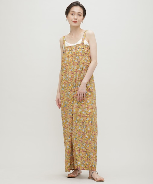 H.A.O／Block Print Jumpsuit