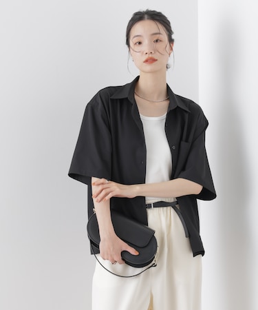 多機能2wayストレッチ ハーフスリーブシャツ(セットアップ可)