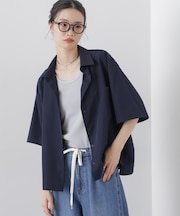 多機能2wayストレッチ ハーフスリーブシャツ(セットアップ可)