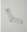 MARCOMONDE／glitter ribbed socks 20