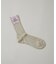 MARCOMONDE／glitter ribbed socks 20
