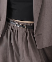 無段階調整 レクタングル型バックルベルト