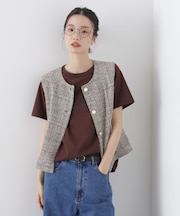 カットツイード金ボタンジレ(セットアップ可)