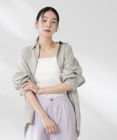 GREYCHORD／SANDY BIG オーバーサイズロングスリーブシャツ