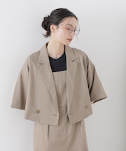 ショート丈ワイドジャケット(セットアップ可)