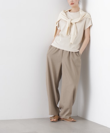 カーブシルエットイージーパンツ(セットアップ可)