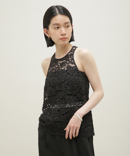 Ｌａｃｅ　ノースリーブブラウス